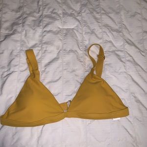 Shein mustard yellow bikini top